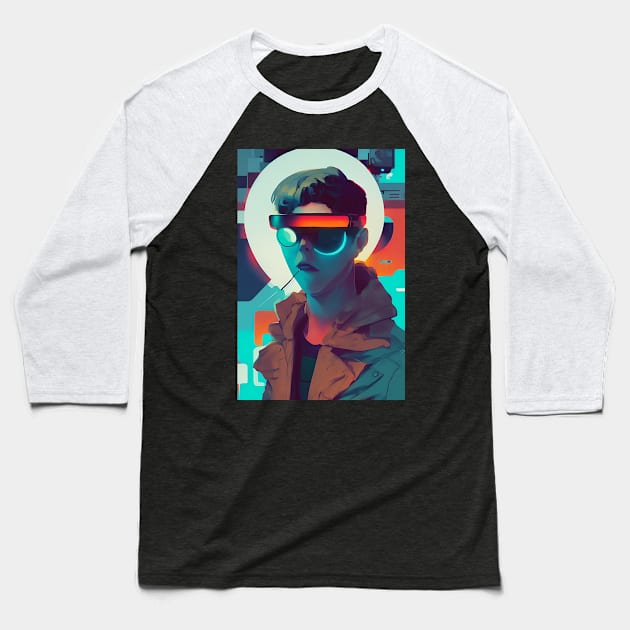 Cyberpunk rip doctor Baseball T-Shirt by Blowfish